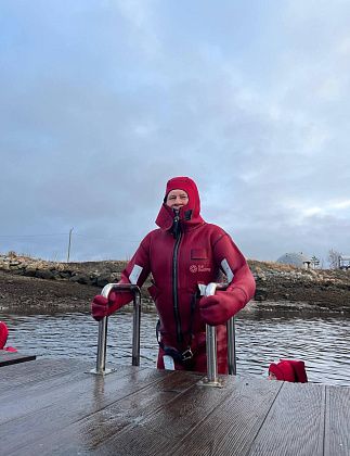 Айс-флоатинг в Кольском Заливе