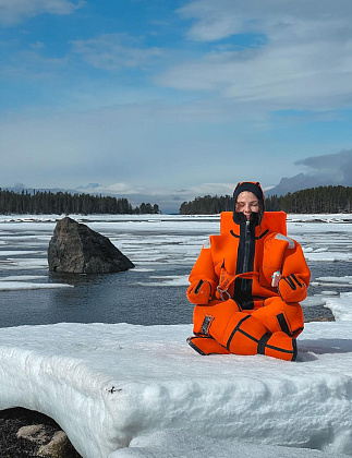 Айс-флоатинг в Кандалакше