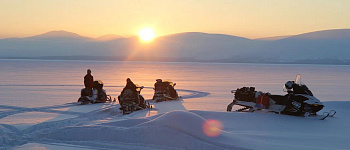 Снегоходное сафари в Хибинах